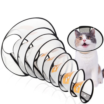 Adjustable Plastic Transparent Pet Bite Collar